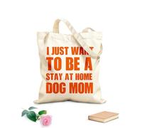 AILOONG Bolsas de lona con impresión digital Citas inspiradoras sobre perros dibujadas a mano. Tela de 340g/m² de grosor Se usa como neceser