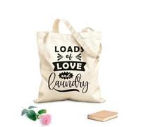 AILOONG Bolsas de lona con impresión digital letras con citas familiares Tela de 12 oz de grosor Se usa como neceser 25x30cm Pequeño