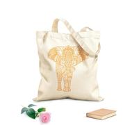 AILOONG Bolsas de lona con impresión digital Tela de 340g/m² de grosor elefante Se usa como neceser
