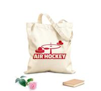 AILOONG Bolsas de mano de poliéster y algodón Air Hockey Ocio Aficiones Deporte Entretenimiento Tela de 340g/m² de grosor Se usa como neceser