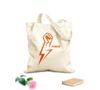 AILOONG Bolsas de mano de poliéster y algodón Atleta deportivo Power Lightning Levantador de pesas Tela de 340g/m² de grosor Se usa como neceser