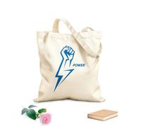 AILOONG Bolsas de mano de poliéster y algodón Atleta deportivo Power Lightning Levantador de pesas Tela de 340g/m² de grosor Se usa como neceser