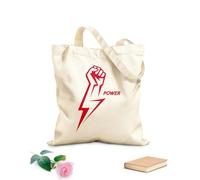 AILOONG Bolsas de mano de poliéster y algodón Atleta deportivo Power Lightning Levantador de pesas Tela de 340g/m² de grosor Se usa como neceser