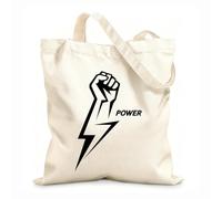 AILOONG Bolsas de mano de poliéster y algodón Atleta deportivo Power Lightning Levantador de pesas Tela de 12 oz de grosor Se usa como neceser 25x30cm Pequeño