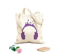 AILOONG Bolsas de mano de poliéster y algodón Auriculares Música Reproducir DJ Adolescente Escuchar Canciones Tela de 340g/m² de grosor Se usa como neceser