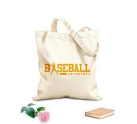 AILOONG Bolsas de mano de poliéster y algodón Béisbol Inscripción Jugador Deportes Bate Pelota Tela de 340g/m² de grosor Se usa como neceser