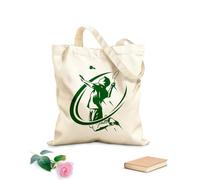 AILOONG Bolsas de mano de poliéster y algodón Emblema deportivo de tenis y bádminton, jugador saltando Tela de 340g/m² de grosor Se usa como neceser