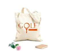AILOONG Bolsas de mano de poliéster y algodón Golf Palabra Golfista Juego Deportivo Buenos Fans Tela de 340g/m² de grosor Se usa como neceser
