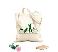 AILOONG Bolsas de mano de poliéster y algodón Golf Resort Club Golfista Jugador Tela de 340g/m² de grosor Se usa como neceser