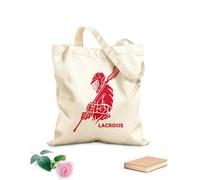 AILOONG Bolsas de mano de poliéster y algodón Jugador de lacrosse Deporte Equipo Juego Pelota Tela de 340g/m² de grosor Se usa como neceser