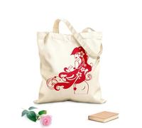 AILOONG Bolsas de mano de poliéster y algodón Peluquería Salón de Belleza Estilista Cabello Largo Flores Tela de 340g/m² de grosor Se usa como neceser