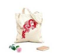 AILOONG Bolsas de mano de poliéster y algodón Pistola Serpiente Arma Flor Animal Tela de 340g/m² de grosor Se usa como neceser