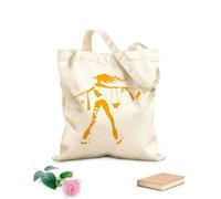 AILOONG Bolsas de mano de poliéster y algodón Tela de 340g/m² de grosor Compras Mujer adicta a las compras Tiendas Chica de moda Se usa como neceser
