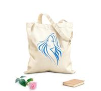 AILOONG Bolsas de mano de poliéster y algodón Tela de 340g/m² de grosor Peinado de estilista de salón de belleza Pretty Woman Se usa como neceser