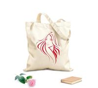 AILOONG Bolsas de mano de poliéster y algodón Tela de 340g/m² de grosor Peinado de estilista de salón de belleza Pretty Woman Se usa como neceser