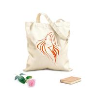 AILOONG Bolsas de mano de poliéster y algodón Tela de 340g/m² de grosor Peinado de estilista de salón de belleza Pretty Woman Se usa como neceser