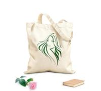 AILOONG Bolsas de mano de poliéster y algodón Tela de 340g/m² de grosor Peinado de estilista de salón de belleza Pretty Woman Se usa como neceser