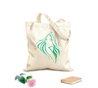 AILOONG Bolsas de mano de poliéster y algodón Tela de 340g/m² de grosor Peinado de estilista de salón de belleza Pretty Woman Se usa como neceser