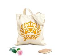 AILOONG Bolsas de mano de poliéster y algodón Tela de 340g/m² de grosor VERDADERO juego Rey Videojuego Adolescente Se usa como neceser