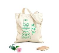 AILOONG Bolsas de tela con impresión de alta definición Frase Vamos a Viajar Aventura Maletas Tela de 340g/m² de grosor Reutilizable