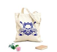 AILOONG Bolsas de tela con impresión de alta definición Palo de calavera extremo para hockey sobre hielo Tela de 340g/m² de grosor Reutilizable