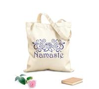 AILOONG Bolsas de tela con impresión de alta definición Patrón de mandala Lotus Life Tela de 340g/m² de grosor Reutilizable