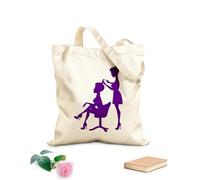 AILOONG Bolsas de tela con impresión de alta definición Peluquera Estilista Salón de Belleza Barbería Tela de 340g/m² de grosor Reutilizable