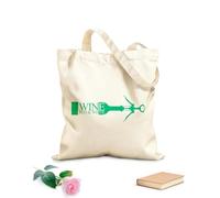 AILOONG Bolsas de tela con impresión de alta definición Sacacorchos de vino tinto y blanco para botella de poesía Tela de 340g/m² de grosor Reutilizable