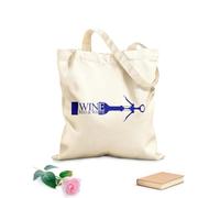 AILOONG Bolsas de tela con impresión de alta definición Sacacorchos de vino tinto y blanco para botella de poesía Tela de 340g/m² de grosor Reutilizable