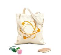 AILOONG Bolsas de tela con impresión de alta definición Tela de 340g/m² de grosor Educación para estudiantes de electrónica atómica, química, física nuclear Reutilizable