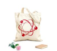 AILOONG Bolsas de tela con impresión de alta definición Tela de 340g/m² de grosor Educación para estudiantes de electrónica atómica, química, física nuclear Reutilizable