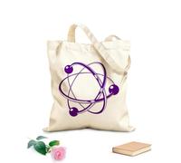 AILOONG Bolsas de tela con impresión de alta definición Tela de 340g/m² de grosor Educación para estudiantes de electrónica atómica, química, física nuclear Reutilizable
