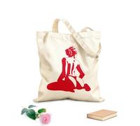 AILOONG Bolsas de tela con impresión de alta definición Tela de 340g/m² de grosor Mujer Boda Pareja Amor Chica Jugar Reutilizable