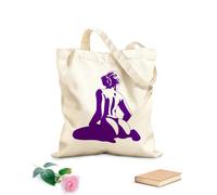 AILOONG Bolsas de tela con impresión de alta definición Tela de 340g/m² de grosor Mujer Boda Pareja Amor Chica Jugar Reutilizable