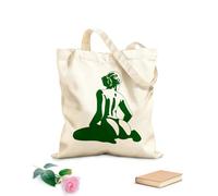 AILOONG Bolsas de tela con impresión de alta definición Tela de 340g/m² de grosor Mujer Boda Pareja Amor Chica Jugar Reutilizable