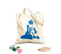 AILOONG Bolsas de tela con impresión de alta definición Tela de 340g/m² de grosor Mujer Boda Pareja Amor Chica Jugar Reutilizable