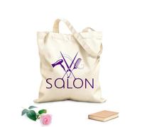 AILOONG Bolsas de tela con impresión de alta definición Tela de 340g/m² de grosor Peluquería, peluquería, tijeras, secador de pelo y peine. Reutilizable