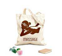 AILOONG Bolsas de tela con impresión de alta definición Tela de 340g/m² de grosor Salón de Belleza Relax Spa Terapia de Masajes Reutilizable