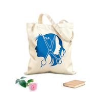 AILOONG Bolsas de tela con impresión de alta definición Tela de 340g/m² de grosor Salón de moda Belleza Tijeras para el cabello Peluquería Estilista Reutilizable