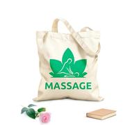 AILOONG Bolsas de tela con impresión de alta definición Tela de 340g/m² de grosor Spa de Masajes Terapia de Relajación Salón de Belleza Reutilizable