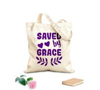 AILOONG Bolsas reutilizables para la compra descarga digital de fe Tela de 340g/m² de grosor Plegable