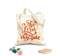 AILOONG Bolsas reutilizables para la compra Dios está a mi lado Versículos cristianos del Nuevo Testamento de la Biblia Tela de 340g/m² de grosor Plegable