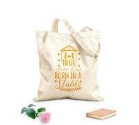AILOONG Bolsas reutilizables para la compra diseño de versículos bíblicos Tela de 340g/m² de grosor Plegable