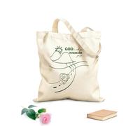 AILOONG Bolsas reutilizables para la compra Elemento religioso dibujado a mano con arte cristiano Tela de 340g/m² de grosor Plegable