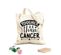 AILOONG Bolsas reutilizables para la compra expediente de cáncer de mama Tela de 12 oz de grosor Plegable 31x36cm Mediano