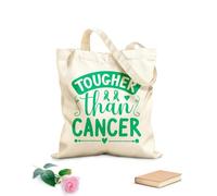 AILOONG Bolsas reutilizables para la compra expediente de cáncer de mama Tela de 340g/m² de grosor Plegable