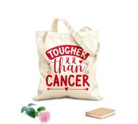 AILOONG Bolsas reutilizables para la compra expediente de cáncer de mama Tela de 340g/m² de grosor Plegable