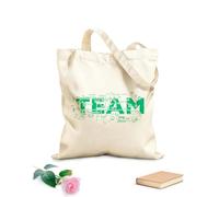 AILOONG Bolsas reutilizables para la compra Letras creativas de palabras en equipo Tela de 340g/m² de grosor Plegable