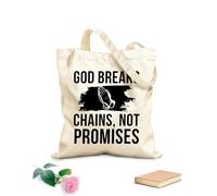 AILOONG Bolsas reutilizables para la compra Proverbios bíblicos cristianos Tela de 12 oz de grosor Plegable 25x30cm Pequeño