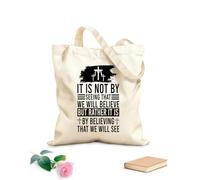 AILOONG Bolsas reutilizables para la compra Proverbios bíblicos cristianos Tela de 12 oz de grosor Plegable 25x30cm Pequeño